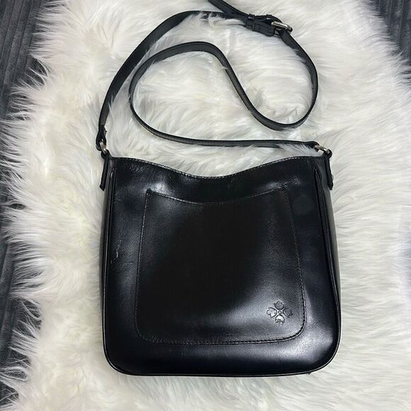 Patricia Nash Handbags - Patricia Nash Emeline Black Leather Crossbody Bag